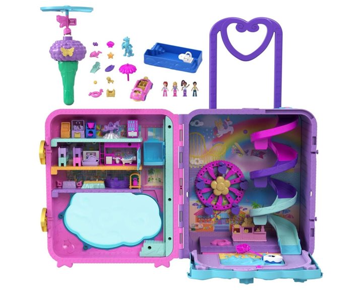Mattel Polly Pocket Pollyville Βαλιτσάκι - Λούνα Παρκ HKV43