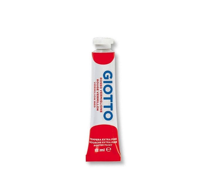 Τέμπερα Giotto Σωληνάριο 12ml Κόκκινο Vermilion 352007