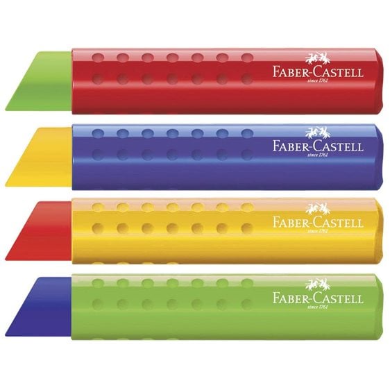 Γόμα Faber-Castell Tri Eraser Διαφ,Χρώματα 182334
