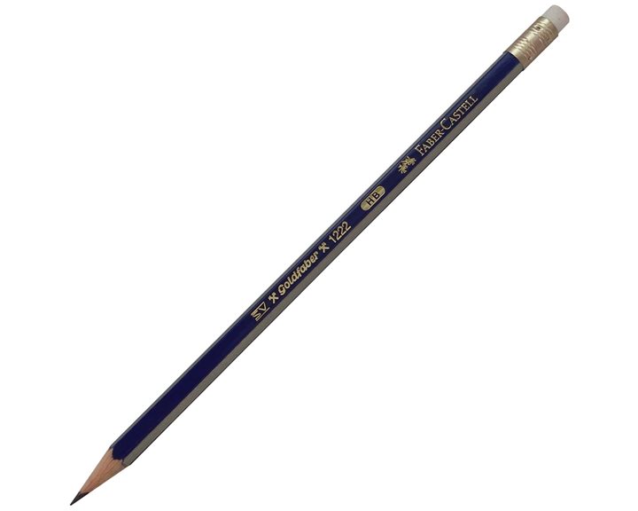 Μολύβι Faber-Castell ΗB Ριγέ Με Γόμα 116800