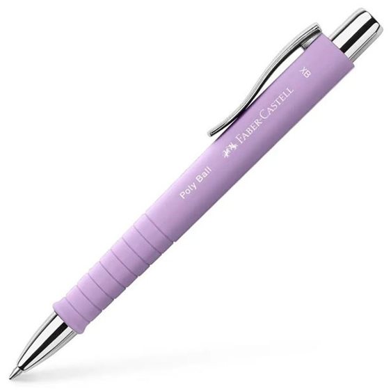 Στυλό Διαρκείας Faber-Castell Poly Edition XB ΛΙιλά