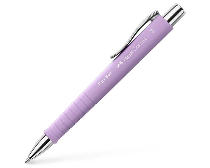 Στυλό Διαρκείας Faber-Castell Poly Edition XB ΛΙιλά