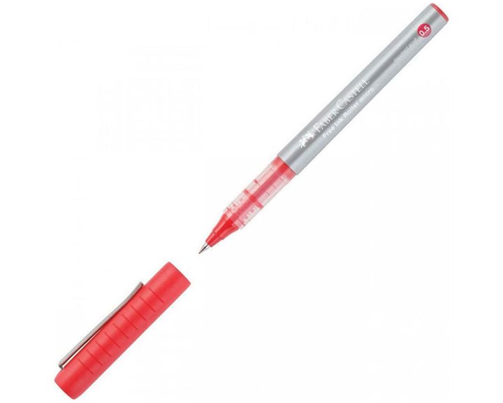 Στυλό Faber-Castell  Rollerball 0.5mm με Κόκκινο  Μελάνι Free Ink Needle