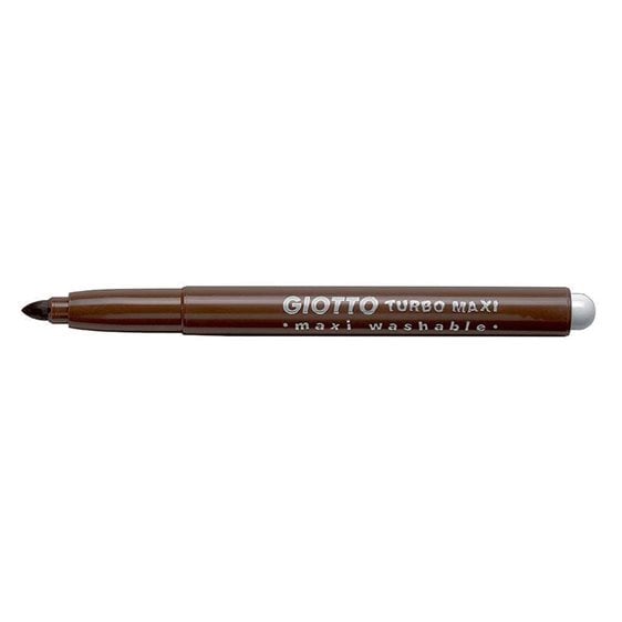 Μαρκαδόρος Giotto 12 Τεμ, Turbo Maxi Καφέ