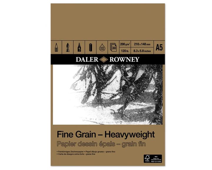 Μπλοκ Fine Grain Heavyweight Pad Α5 200gr 30Φ
