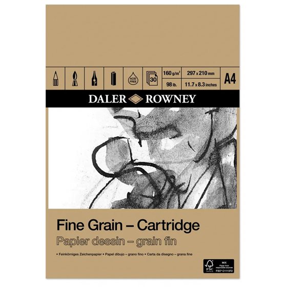 Μπλοκ Fine Grain- Cartridge 160gr. A4 30Φ.