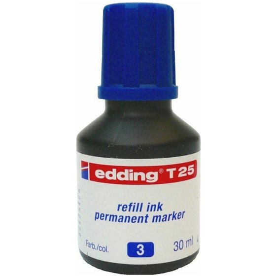 Μελάνι Edding Ανεξίτηλου Μαρκαδόρου 30ml Μπλε