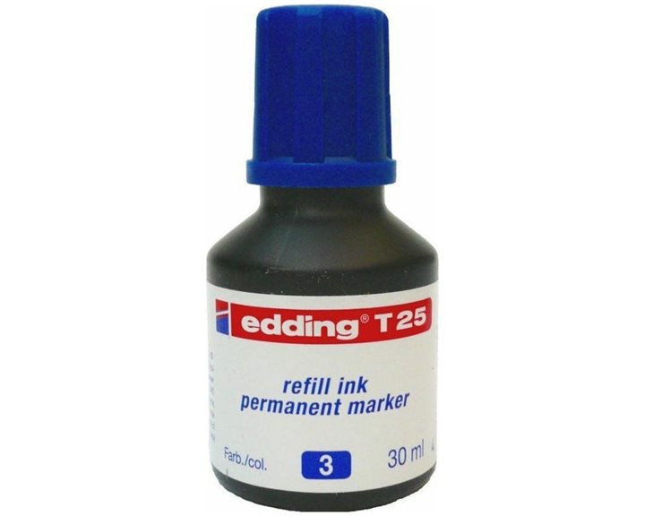 Μελάνι Edding Ανεξίτηλου Μαρκαδόρου 30ml Μπλε