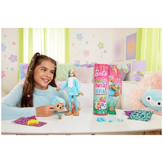 Mattel Barbie Cutie Reveal Teddy Bear As A Dolphin Doll - Αρκουδάκι / Δελφίνι HRK25
