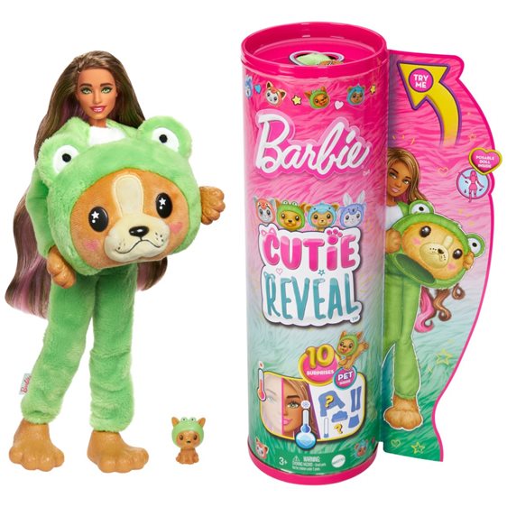 Mattel Barbie Cutie Reveal Dog As A Frog - Σκυλάκι / Βατραχάκι HRK24