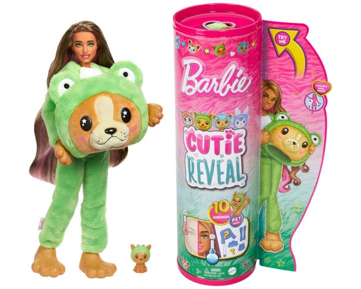 Mattel Barbie Cutie Reveal Dog As A Frog - Σκυλάκι / Βατραχάκι HRK24