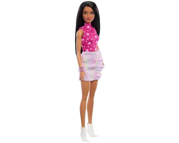 Mattel Barbie Fashionistas - Κούκλα Fashionista Rock Pink And Metallic FBR37 / HRH13