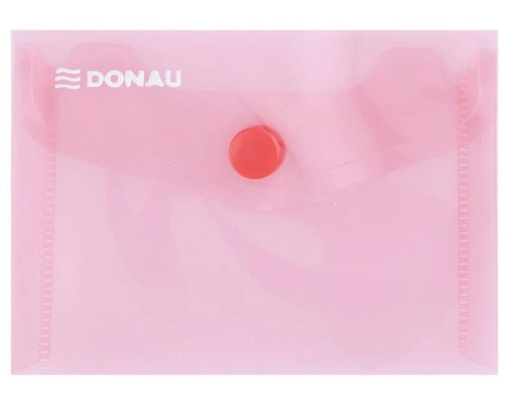 Φάκελος Donau Με Κουμπί PP A7 180mic Κόκκινο