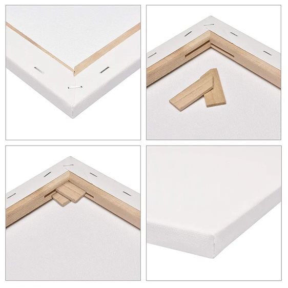 Τελάρο Ζωγραφικής Buonarroti 16x16cm Με Βαμβακερό Καμβά