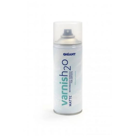 Ghiant 400ml H2O Οικολογικό Ματ Βερνίκι για Λάδι & Ακρυλικό σε Σπρέι