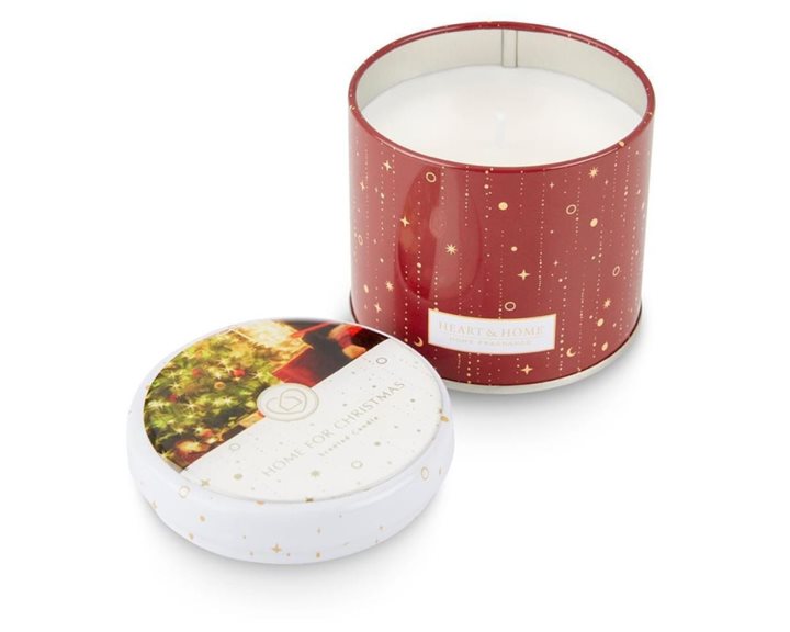 Κερί Αρωματικό Heart & Home Xριστουγεννα στο σπιτι 125g