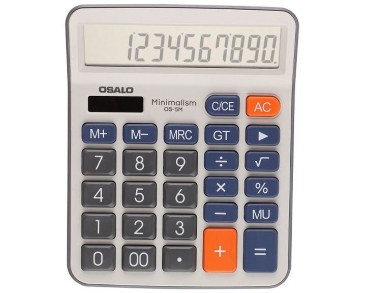 Αριθμομηχανή Osalo OS-5M 185x148x45mm 12ψηφίων