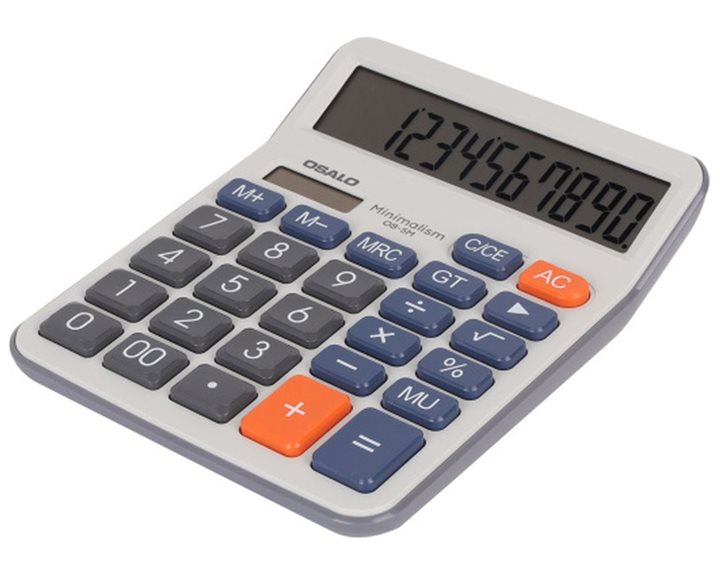Αριθμομηχανή Osalo OS-5M 185x148x45mm 12ψηφίων