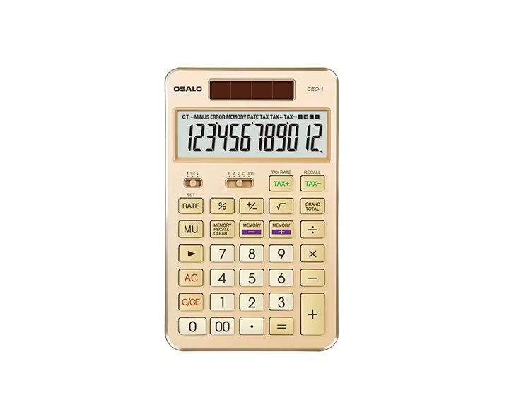 Αριθμομηχανή Osalo CEO-2 180x110x20mm 12ψηφίων