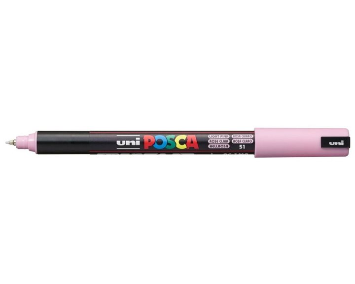 Μαρκαδόρος Uni Posca PC-1MR Μεταλλικό Ροζ Light Pink