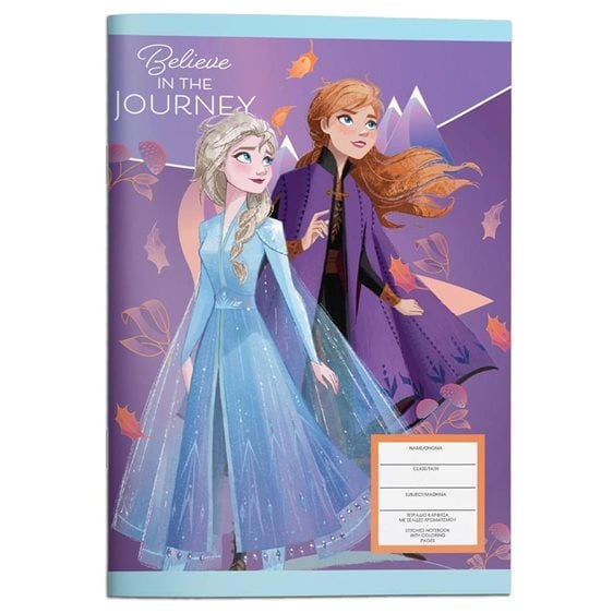 Τετράδιο Καρφίτσα 17x25 Frozen 40φ 000564464