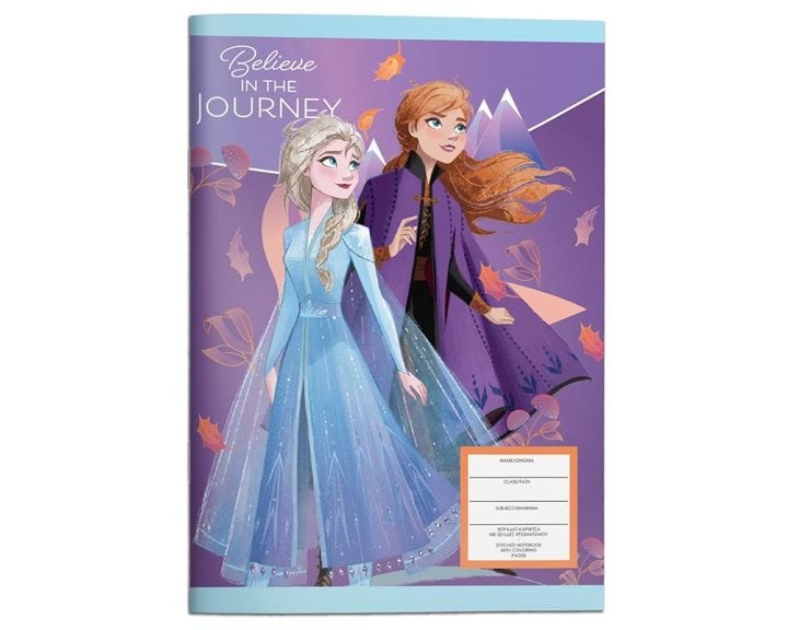 Τετράδιο Καρφίτσα 17x25 Frozen 40φ 000564464