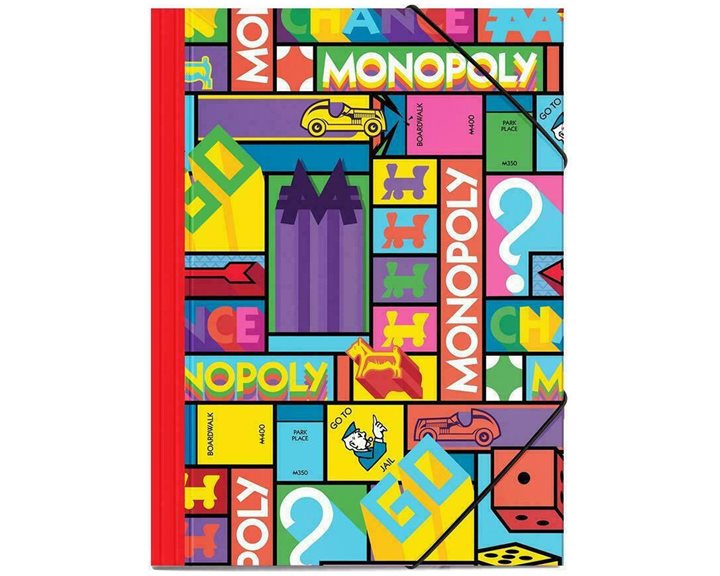 Φάκελος με Λάστιχο Χάρτινος 25χ35 Monopoly