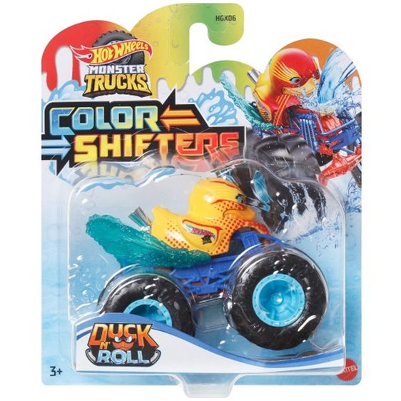 Mattel Hot Wheels Monster Trucks Color Shifters Duck N Roll Χρωμοκεραυνοί HGX06 / HVH84