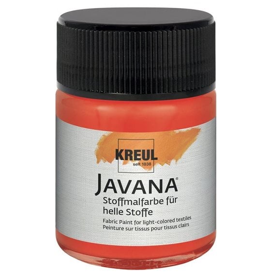 Kreul 50ml Javana Ανοιχτόχρωμο Ύφασμα Red