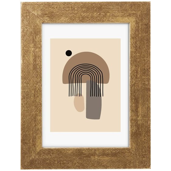 Κορνίζα MDF 13χ18 cm Gold Ian
