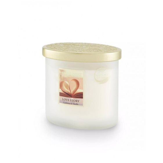 Κερί Heart & Home  Διπλό Φυτίλι Ιστορία Αγάπης 220g