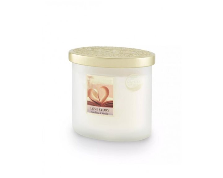 Κερί Heart & Home  Διπλό Φυτίλι Ιστορία Αγάπης 220g