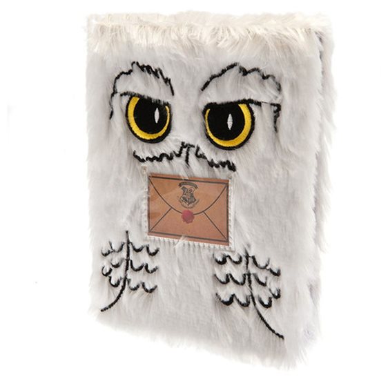 Harry Potter A5 Plush Hedwig Notebook