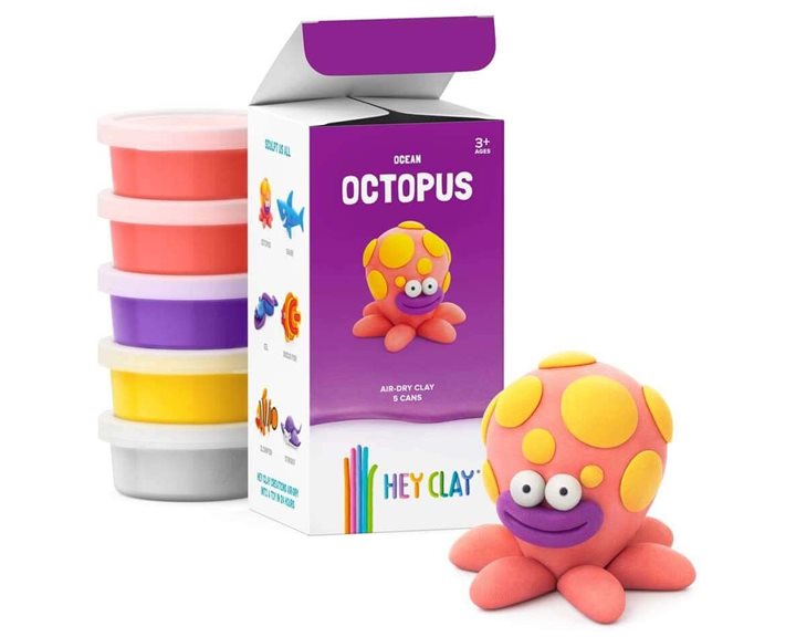 Κατασκευές Με Πηλό Hey Clay Octopus 3+