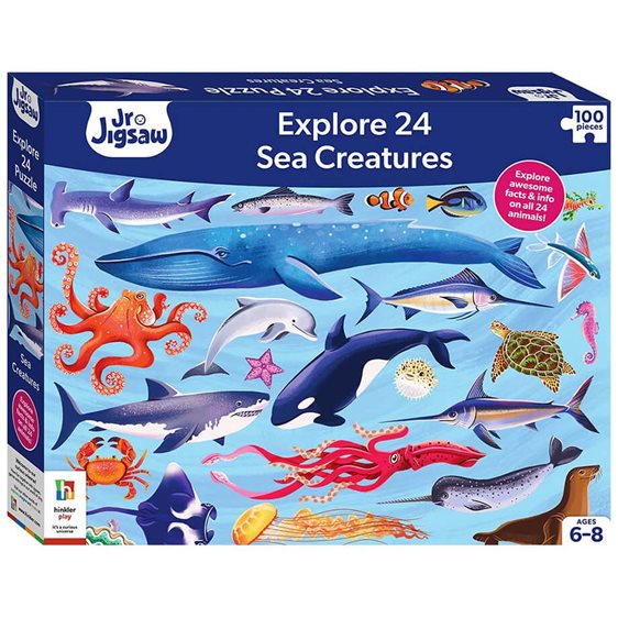 Junior Jigsaw Explore 24 Sea Creatures