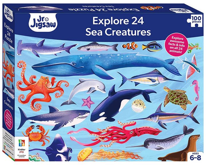 Junior Jigsaw Explore 24 Sea Creatures