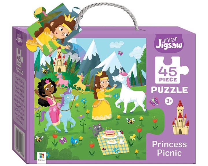 Junior Jigsaw Small 4 in 1 Princess Picnic