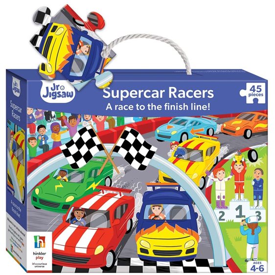 Junior Jigsaw Small Supercar Racers 45τεμ.