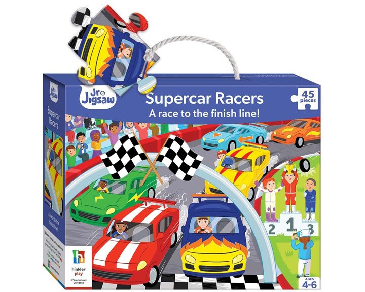 Junior Jigsaw Small Supercar Racers 45τεμ.