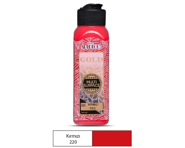 Ακρυλικό Χρώμα Artdeco 140ml Surface Red 220