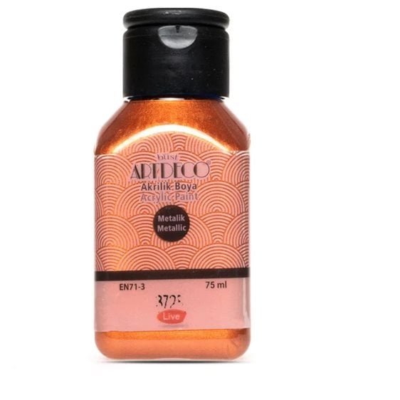 Ακρυλικό Χρώμα Artdeco75ml Μεταλλικό Copper 3728