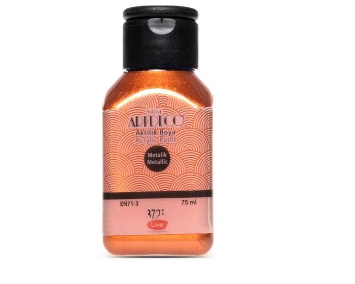 Ακρυλικό Χρώμα Artdeco75ml Μεταλλικό Copper 3728