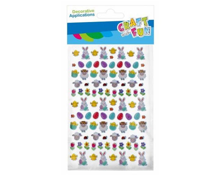 Puffy Mix Πασχαλινά Stickers 100τμχ