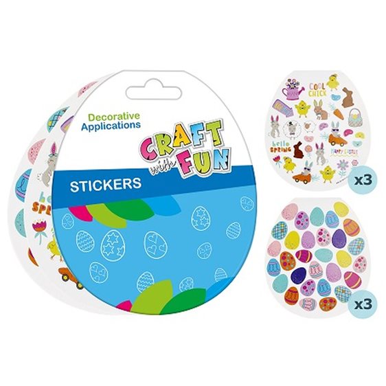 Πασχαλινά Stickers Μπλοκ 6 σελ