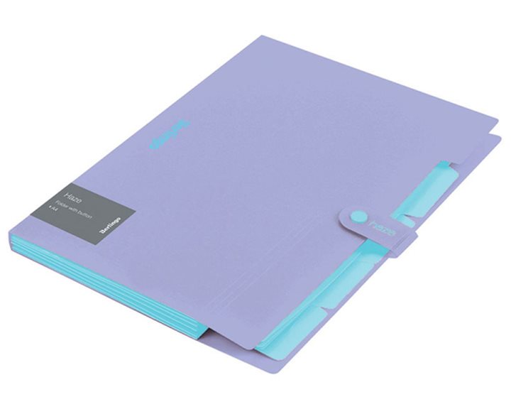 Ντοσιέ Berlingo Haze με Κουμπί και 5 Θήκες Violet Pal