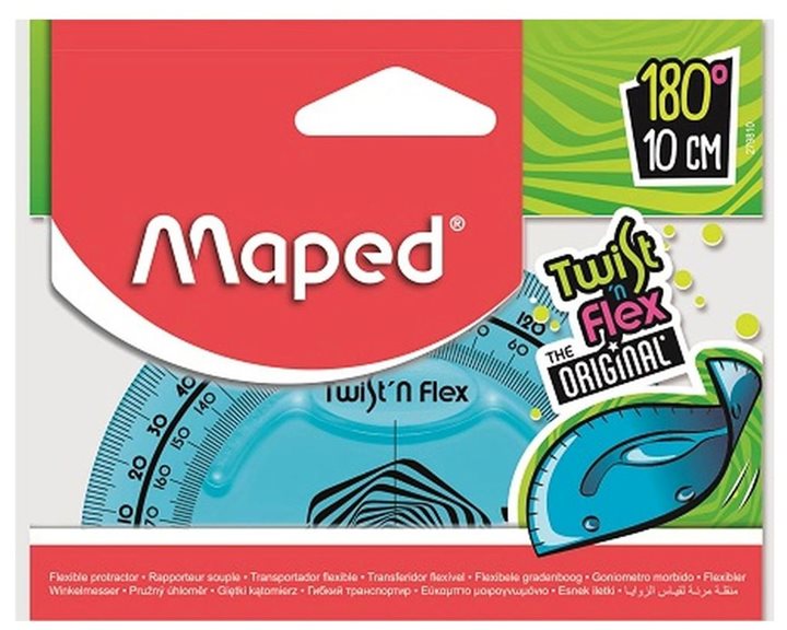Μοιρογνωμόνιο Maped Twist n  Flex 180o 10cm
