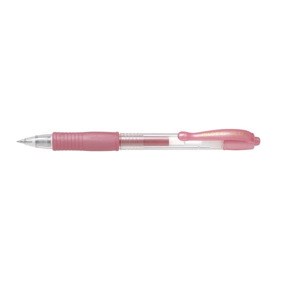 Pilot Στυλό G-2 0.7mm Μεταλλικό Ροζ