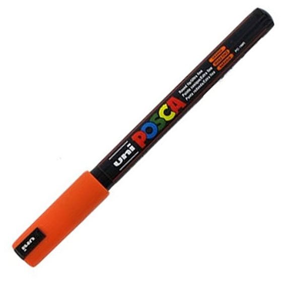 Μαρκαδόρος Uni Posca PC-1MR Πορτοκαλί