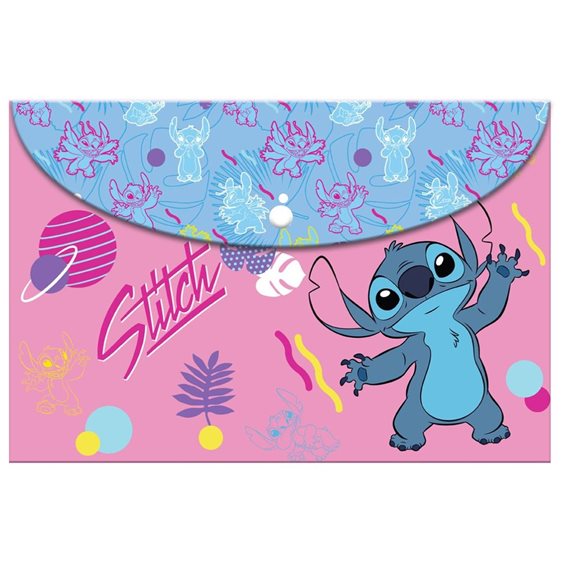 Φάκελος με Κουμπί Α4 Lilo & Stitch