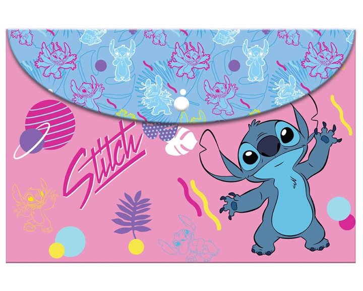 Φάκελος με Κουμπί Α4 Lilo & Stitch